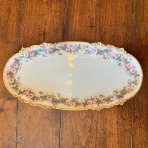Vintage Charles Field Haviland Limoges 13" Oval Platter GDA France